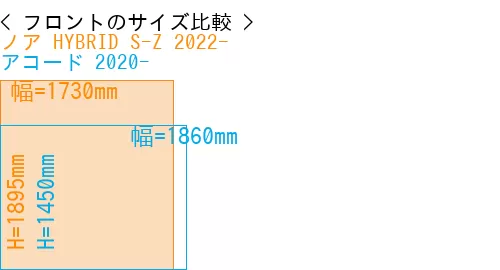 #ノア HYBRID S-Z 2022- + アコード 2020-
